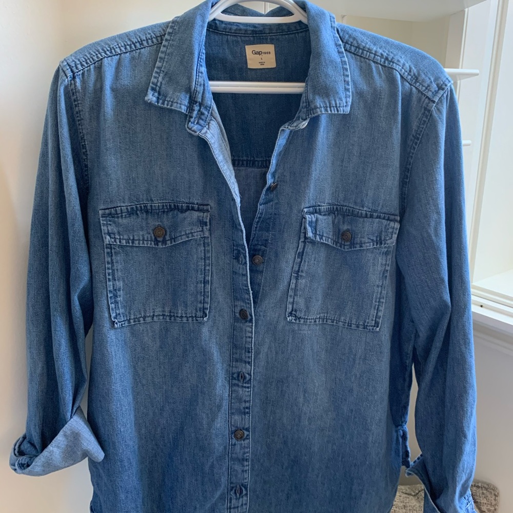 Gap Denim button down